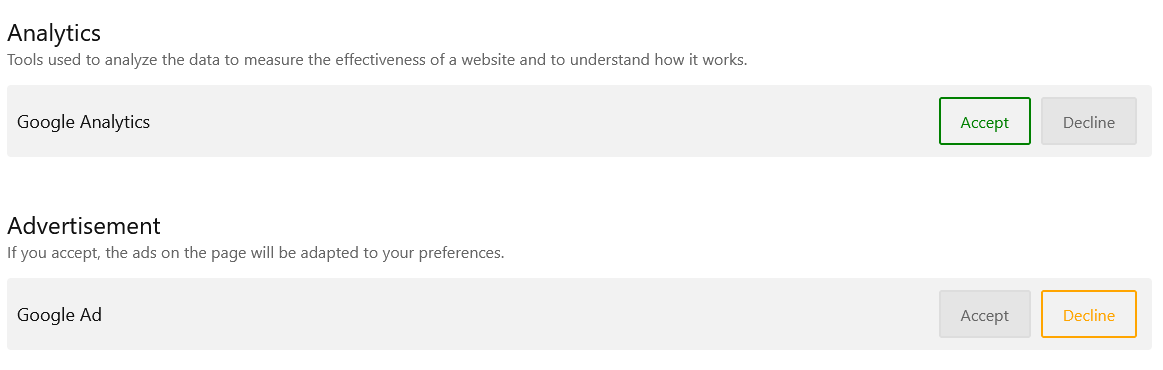 Google Consent Mode using Cookies CK for Joomla