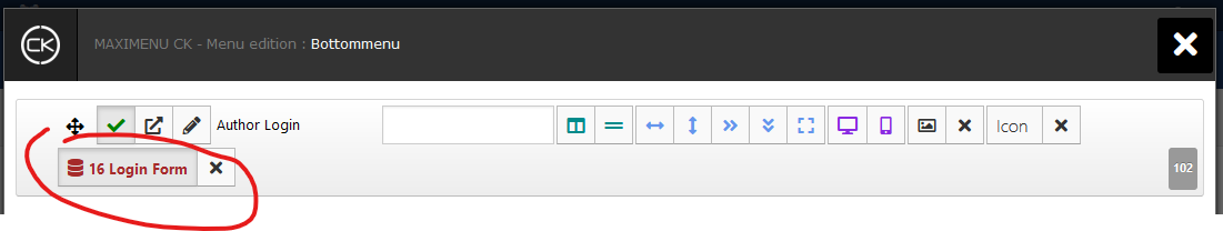 loginform loaded