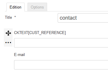 cktext contact form overview