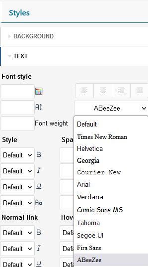 google fonts list