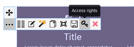 row toolbar