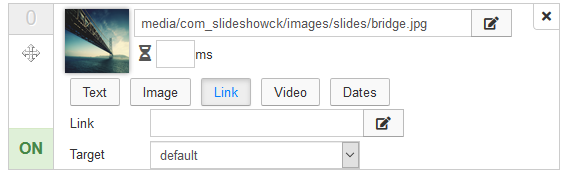 slideshowck slidesmanager options link